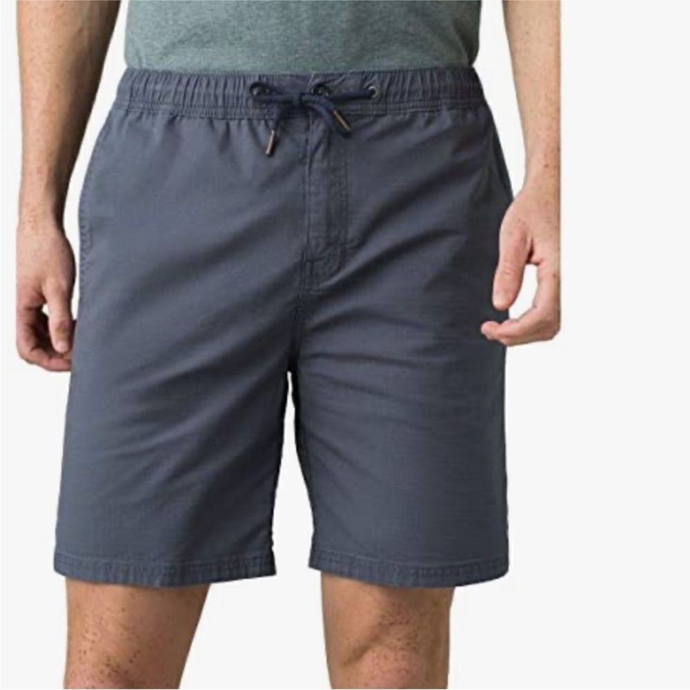 Prana Mens Bay Ridge Shorts Blue size medium EUC